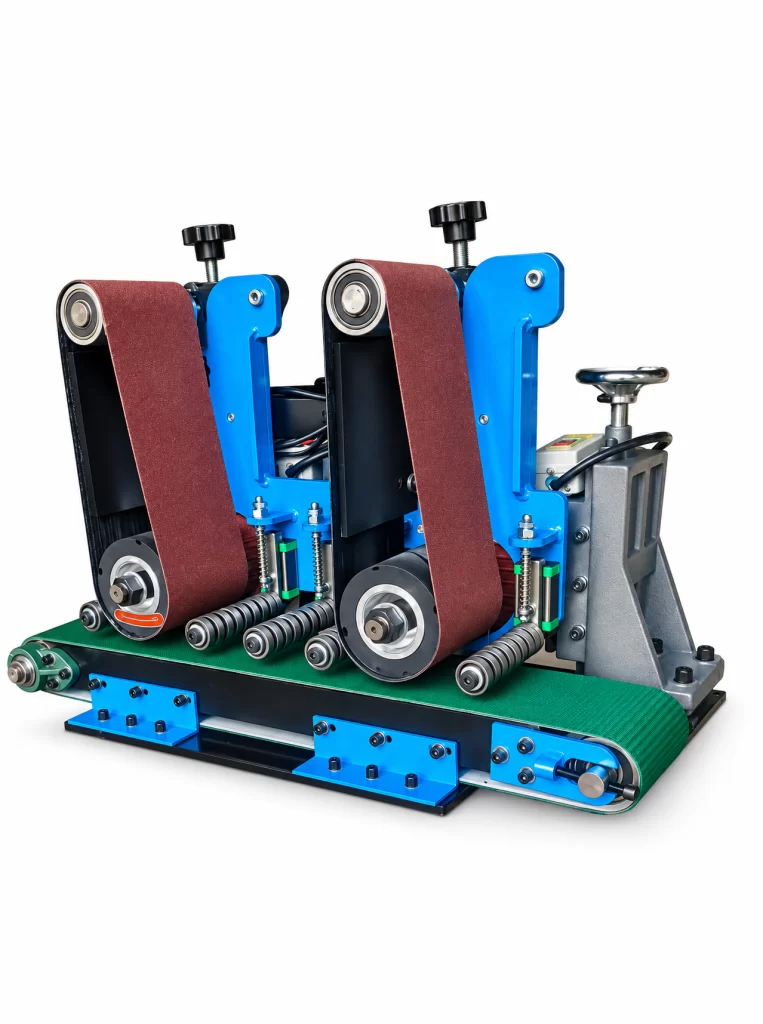 Máy mài bavia 200mm loại 1 đai và 2 đai Linh An CNC
